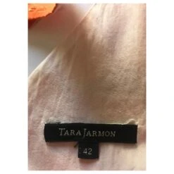 Robe Ouverte Dans Le Dos Tara Jarmon Orange -ModeChic Magasin 572591 5
