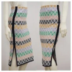 Robe Midi à Rayures Multicolores Maison Scotch Taille 1 -ModeChic Magasin 572622 2