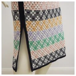 Robe Midi à Rayures Multicolores Maison Scotch Taille 1 -ModeChic Magasin 572622 8