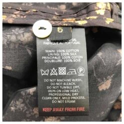 Mini Robe The Vampire's Wife Pussy Bow En Imprimé Fleuri Sur Coton Marron Noir -ModeChic Magasin 587340 4