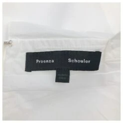 Robe Proenza Schouler En Coton Blanc -ModeChic Magasin 587506 5