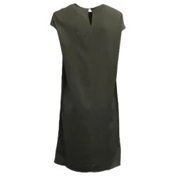 Robe Asymétrique Hermès En Viscose Grise -ModeChic Magasin 591809 3