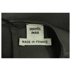 Robe Asymétrique Hermès En Viscose Grise -ModeChic Magasin 591809 4