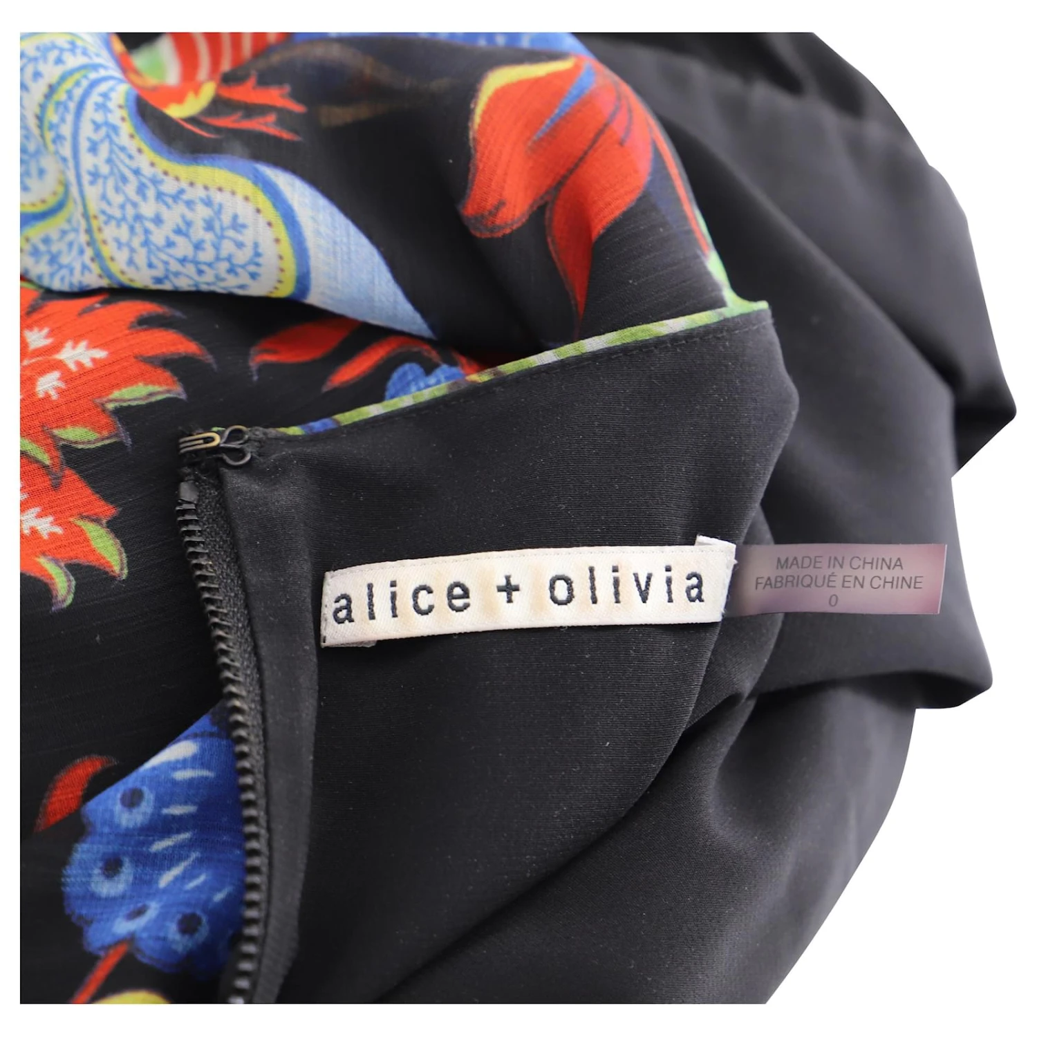 Alice + Olivia Cay Robe à Fleurs En Polyester Multicolore 4 Alice + Olivia Cay Robe à Fleurs En Polyester Multicolore – Image 4