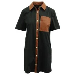 Robe Staud Switch En Coton Noir -ModeChic Magasin 617524 2