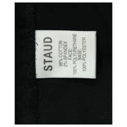 Robe Staud Switch En Coton Noir -ModeChic Magasin 617524 6