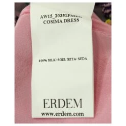Robe Brodée Erdem Cosima En Soie Rose 11 Robe Brodée Erdem Cosima En Soie Rose -ModeChic Magasin 617727 6
