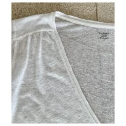 Majestic Tunique Ou Robe T-Shirt Droite 100% Lin écru T.2 Crème -ModeChic Magasin 625975 5