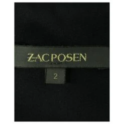 Robe Ajustée Et évasée Zac Posen En Polyamide Bleu Marine -ModeChic Magasin 631159 4