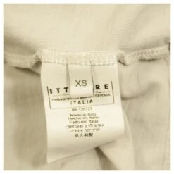 Pierre Balmain Logo Gris Coton Sans Manches Débardeur Long Top Ou Mini Robe Sz XS Gris Anthracite -ModeChic Magasin 631308 7