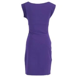 Robe Froncée Diane Von Furstenberg En Polyester Violet -ModeChic Magasin 632304 3