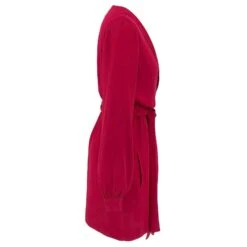 Diane Von Furstenberg Robe Portefeuille DVF En Soie Rouge -ModeChic Magasin 639118 3