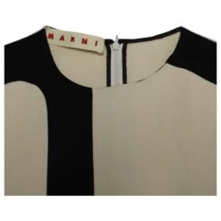 Robe Marni Color-Blocking En Soie Multicolore -ModeChic Magasin 641224 6