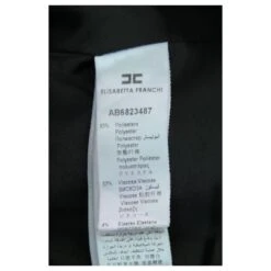 Robe Elisabetta Franchi 40 Noir -ModeChic Magasin 642629 6