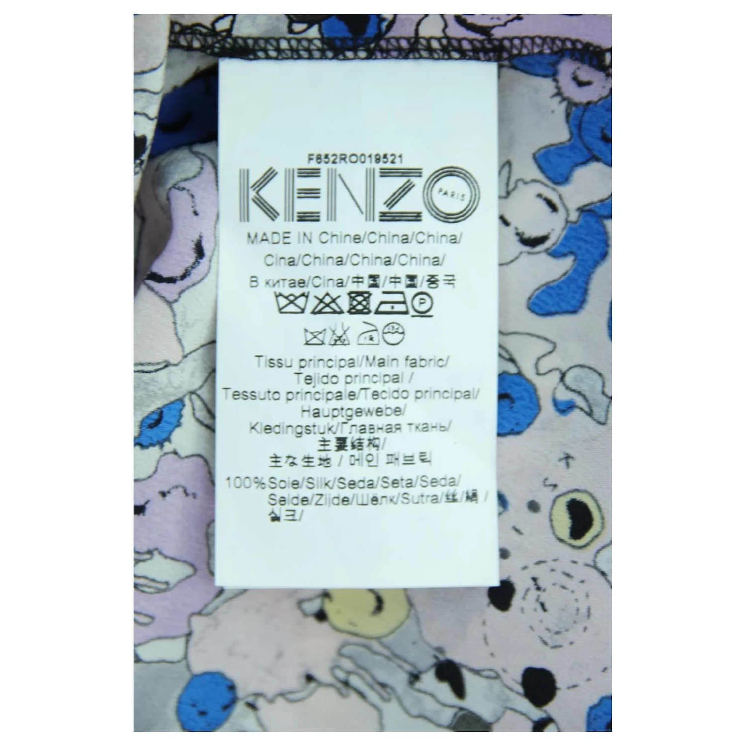 Robe Kenzo 36 Multicolore 6 Robe Kenzo 36 Multicolore – Image 6