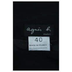 Robe Agnès B. 40 Noir -ModeChic Magasin 646180 5