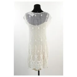 Robe Maje 1 Blanc -ModeChic Magasin 653101 3