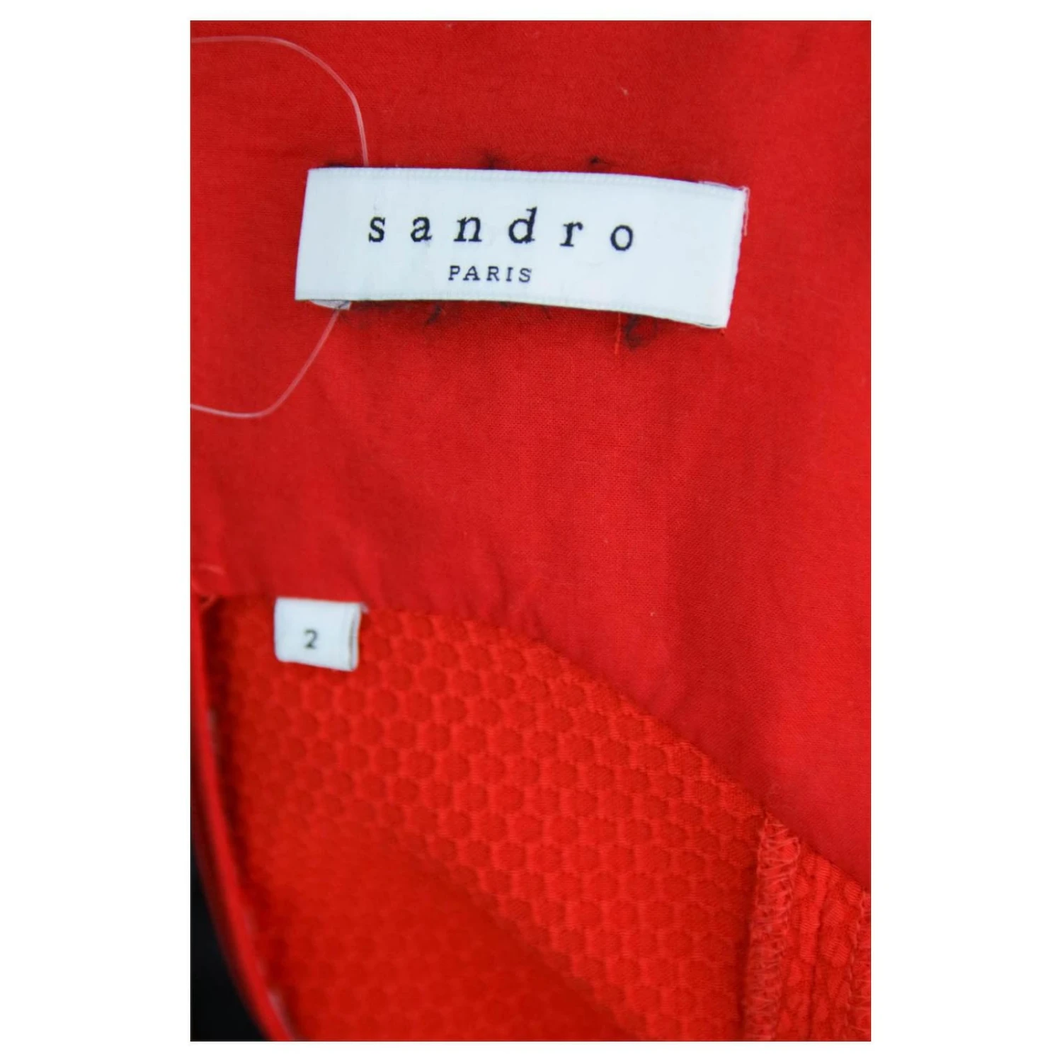 Robe Sandro 2 Rouge 5 Robe Sandro 2 Rouge – Image 5