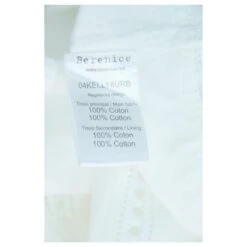 Robe Berenice 36 Blanc -ModeChic Magasin 655474 6