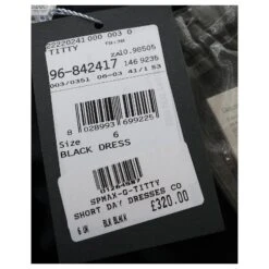 Robe Peplum Sportmax En Coton Noir -ModeChic Magasin 659101 5