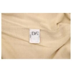 Diane Von Furstenberg Robe En Dentelle Zarita à Manches Longues En Rayonne Beige -ModeChic Magasin 662135 5