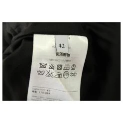 Valentino Robe à Col Fleuri En Laine Noire -ModeChic Magasin 669541 5