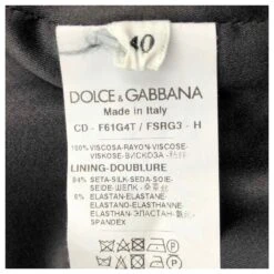 Robe Dolce & Gabbana En Imprimé Tulipe Rose Sur Fond Noir 9 Robe Dolce & Gabbana En Imprimé Tulipe Rose Sur Fond Noir -ModeChic Magasin 673089 5