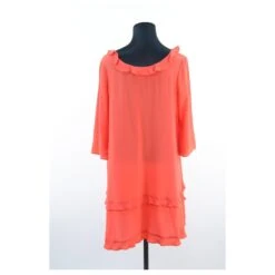 Robe Claudie Pierlot 40 Orange -ModeChic Magasin 675154 3