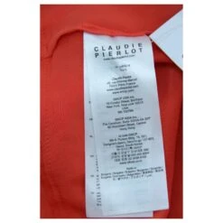 Robe Claudie Pierlot 40 Orange -ModeChic Magasin 675154 5