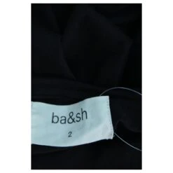 Ba&Sh Robe Bash 2 Noir -ModeChic Magasin 675173 5