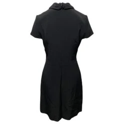 Hugo Boss La Robe De Travail à Encolure Trou De Serrure Hugo Est En Viscose Noire 8 Hugo Boss La Robe De Travail à Encolure Trou De Serrure Hugo Est En Viscose Noire -ModeChic Magasin 677941 3