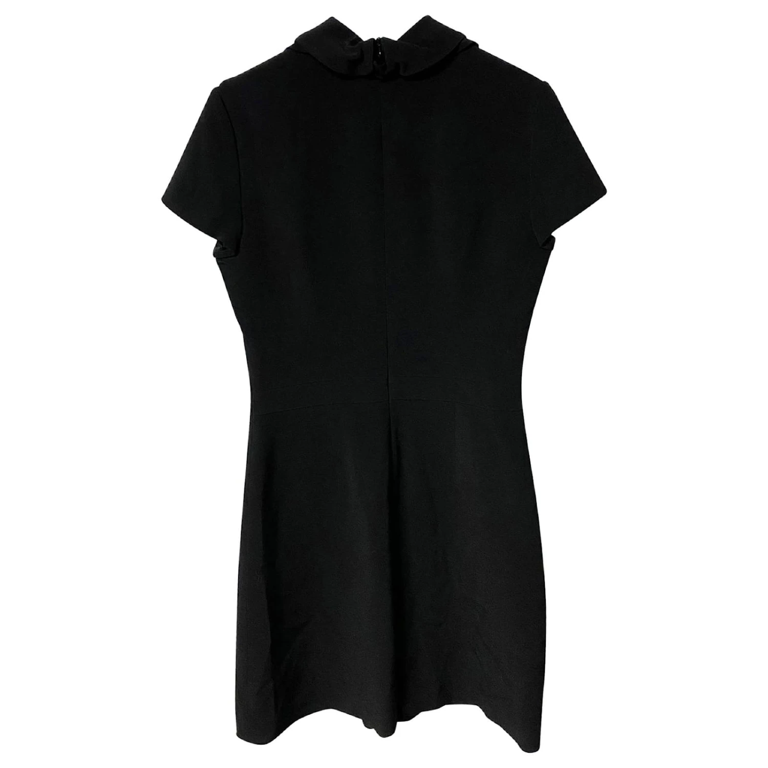 Hugo Boss La Robe De Travail à Encolure Trou De Serrure Hugo Est En Viscose Noire 4 Hugo Boss La Robe De Travail à Encolure Trou De Serrure Hugo Est En Viscose Noire – Image 4