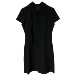 Hugo Boss La Robe De Travail à Encolure Trou De Serrure Hugo Est En Viscose Noire 10 Hugo Boss La Robe De Travail à Encolure Trou De Serrure Hugo Est En Viscose Noire -ModeChic Magasin 677941 5