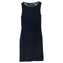 Love Moschino - Robe Courte Sans Manches En Dentelle Au Dos En Viscose Noire -ModeChic Magasin 687511 4