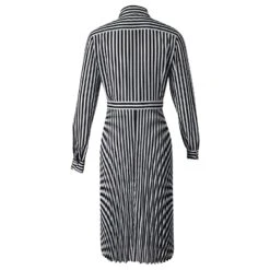 Altuzarra Robe Chemise Rayée à Manches Longues En Polyester Multicolore -ModeChic Magasin 687572 3