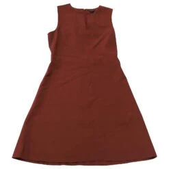 Robe Droite Sans Manches Theory En Mélange De Coton Bordeaux 6 Robe Droite Sans Manches Theory En Mélange De Coton Bordeaux -ModeChic Magasin 689854 3