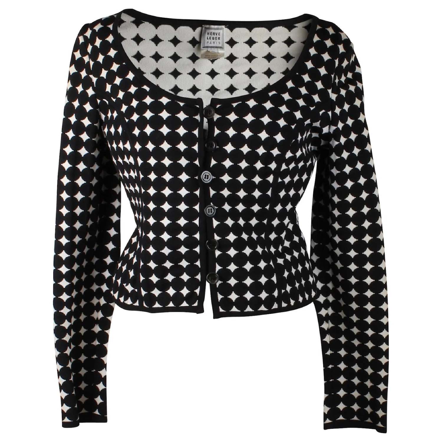 Herve Leger Robe Noire Et Blanche 3 Herve Leger Robe Noire Et Blanche â Image 3