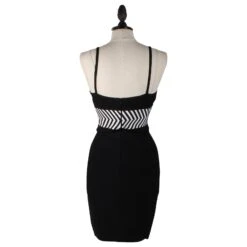 Herve Leger Robe Noire Et Blanche 11 Herve Leger Robe Noire Et Blanche -ModeChic Magasin 696081 5