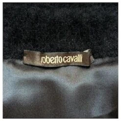 Robe-manteau Roberto Cavalli En Angora Noir à Manches Mi-longues -ModeChic Magasin 698391 6