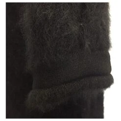 Robe-manteau Roberto Cavalli En Angora Noir à Manches Mi-longues -ModeChic Magasin 698391 7