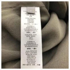 Robe Tunique Reed Krakoff En Soie Et Satin Bronze Avec Ceinture En Cuir Métallisé -ModeChic Magasin 718130 5