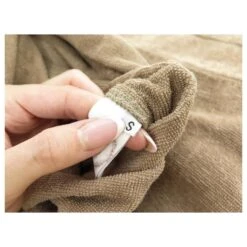 Hermès NEUF PEIGNOIR HERMES 101059M T 36 S COTON ET SOIE MARRON HOMEWEAR BATH ROBE -ModeChic Magasin 721876 3