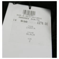 Diane Von Furstenberg Robe Zarita Dentelle Noire -ModeChic Magasin 724043 8