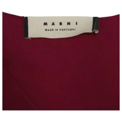 Marni Robe Mi-longue à Panneaux Plissés En Viscose Fuchsia PINk Rose -ModeChic Magasin 729529 7