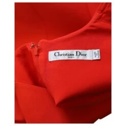 Robe Dior Tennis En Laine Rouge -ModeChic Magasin 729732 7