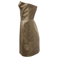 Stella Mc Cartney Stella McCartney Robe De Cocktail Bustier En Coton Nude Chair -ModeChic Magasin 730435 7