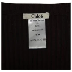 Chloé Robe Cardigan Chloe En Laine Marron -ModeChic Magasin 730451 7