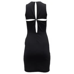 Alexander Wang Robe Fourreau à Découpes En Nylon Noir -ModeChic Magasin 730544 3