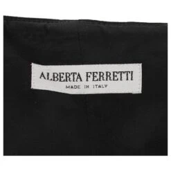 Robe Mi-longue Alberta Ferretti Noir -ModeChic Magasin 738184 5