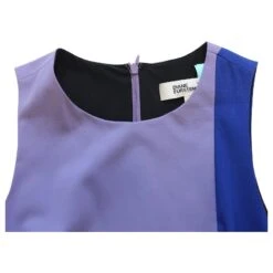 Diane Von Furstenberg Robe Fourreau Sans Manches En Laine Multicolore -ModeChic Magasin 740040 6